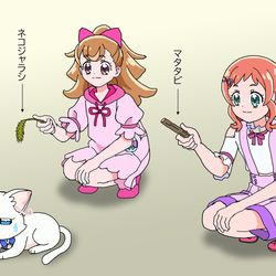This is a pixiv picture whose title is ユキちゃんを仲間にしたい こむぎちゃん＆いろはちゃん.