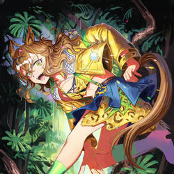 This is a pixiv picture whose title is ジャングルポケットさん.