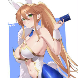 This is a pixiv picture whose title is バニー上.