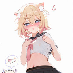 This is a pixiv picture whose title is Mococo 🤍.