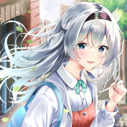 This is a pixiv picture whose title is 流螢.