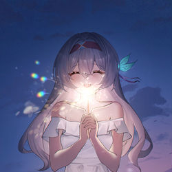 This is a pixiv picture whose title is ホタル.