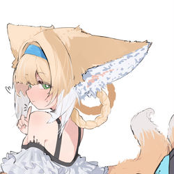 This is a pixiv picture whose title is 今日の合図を出すスズラン.