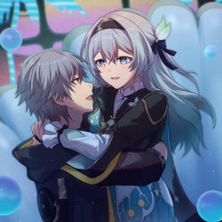 This is a pixiv picture whose title is また、現実で.