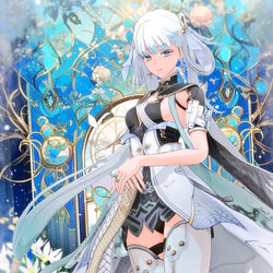 This is a pixiv picture whose title is 【MMD鳴潮】 今汐さん.