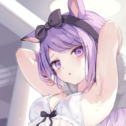 This is a pixiv picture whose title is 風呂上りマックイーン.