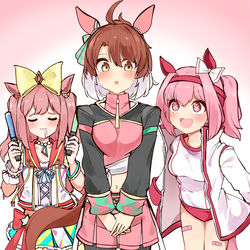 This is a pixiv picture whose title is rkgk ダンツフレームとピンクな仲間達.