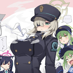 This is a pixiv picture whose title is ブルアカまとめ絵.