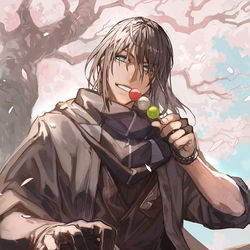 This is a pixiv picture whose title is 孫六兼元.