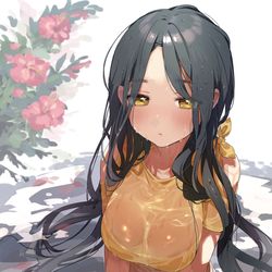 This is a pixiv picture whose title is 今夜は熱帯夜.