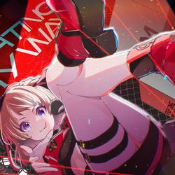 This is a pixiv picture whose title is Fighting My Way.