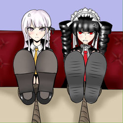 This is a pixiv picture whose title is 雾切响子&塞蕾斯tk.