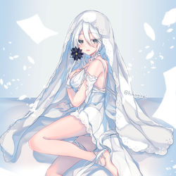 This is a pixiv picture whose title is 白紙のページ.