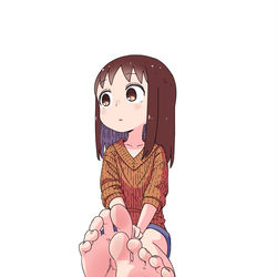 This is a pixiv picture whose title is Osaka 👣.