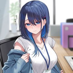 This is a pixiv picture whose title is おはようございます、先輩.