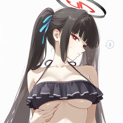 This is a pixiv picture whose title is セリカ(?)水着.