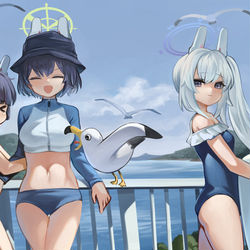 This is a pixiv picture whose title is 래빗.