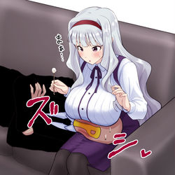 This is a pixiv picture whose title is 耳掃除できない貴音.