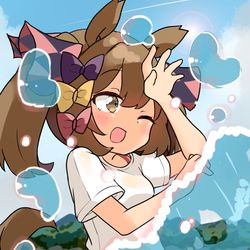 This is a pixiv picture whose title is 夏っぽいファル子.