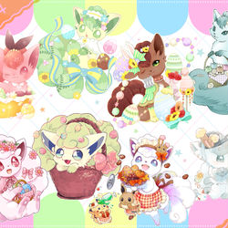 This is a pixiv picture whose title is 季節ロコン2024.