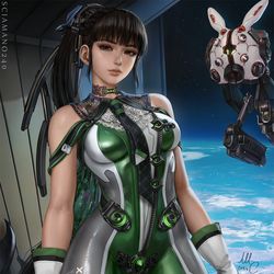 This is a pixiv picture whose title is EVE - Stellar Blade.