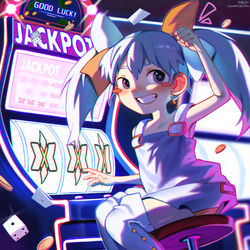 This is a pixiv picture whose title is Tama at the casino!.