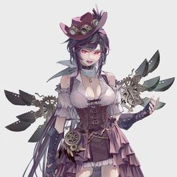 This is a pixiv picture whose title is Steampunk Pegasus.