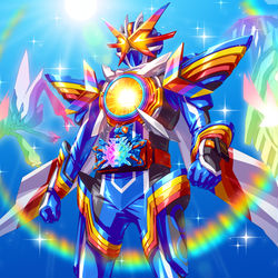 This is a pixiv picture whose title is レインボーガッチャード.