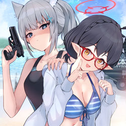 This is a pixiv picture whose title is エッチな記念写真撮りたいですか？♡.