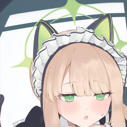 This is a pixiv picture whose title is メイドミドリ🧹.