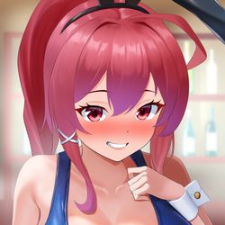 This is a pixiv picture whose title is スク水曜日！.