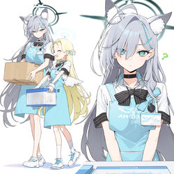This is a pixiv picture whose title is アルバイト研修中シロコ＊テラー.