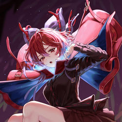 This is a pixiv picture whose title is ろくろくび.