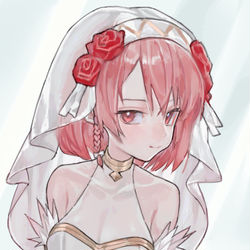 This is a pixiv picture whose title is 花嫁ラピス.