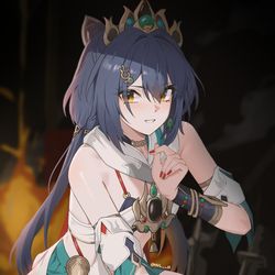 This is a pixiv picture whose title is Yunli.