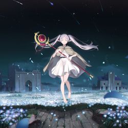 This is a pixiv picture whose title is 魔法.