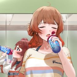 This is a pixiv picture whose title is 休憩.