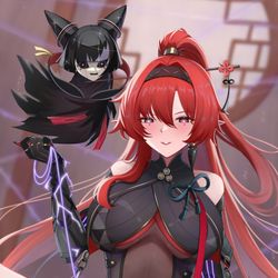 This is a pixiv picture whose title is Yinlin - Wuthering Waves.
