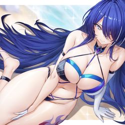This is a pixiv picture whose title is 「~黄泉と夏~」.