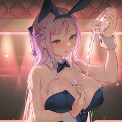 This is a pixiv picture whose title is 汗びっしょり.
