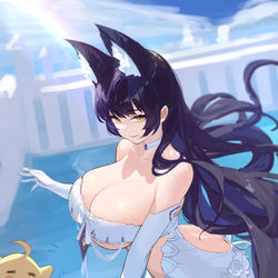This is a pixiv picture whose title is 武藏婚纱.