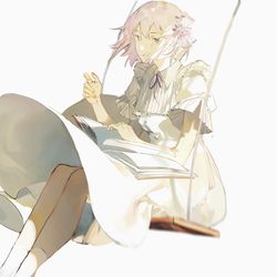 This is a pixiv picture whose title is 独白.
