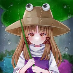 This is a pixiv picture whose title is 諏訪子.