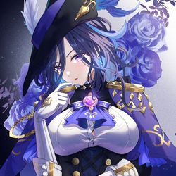 This is a pixiv picture whose title is クロリンデ.