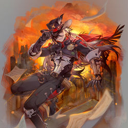 This is a pixiv picture whose title is 🌇🤠.
