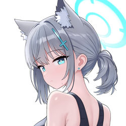 This is a pixiv picture whose title is 水着シロコ.