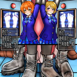 This is a pixiv picture whose title is 透明痒鞋.