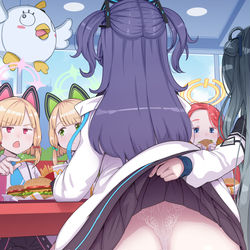 This is a pixiv picture whose title is ユウカのケツ.