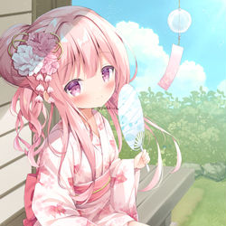 This is a pixiv picture whose title is 夏のひなたちゃん.