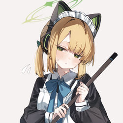 This is a pixiv picture whose title is メイドミドリ.